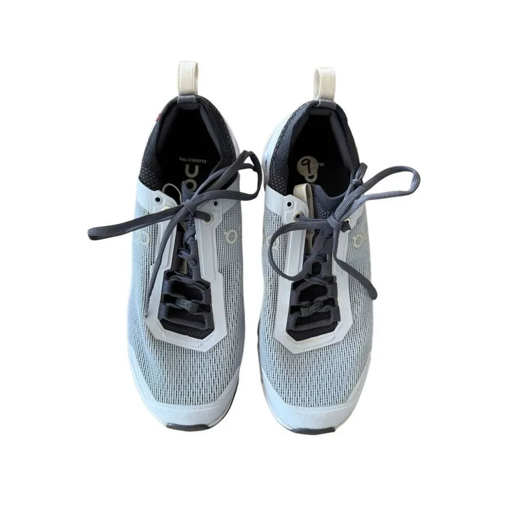 On Womens Gray Black CloudUltra 2 Lace-up Running Athletic Sneakers Size 9